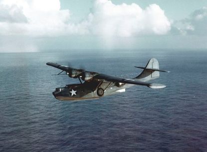 Consolidated_PBY-5A_Catalina_in_flight_c1942